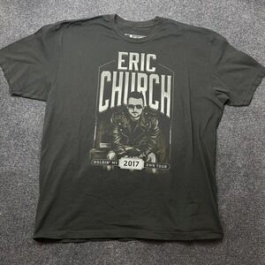 Eric Church Holdin' My Own Tour 2017 Shirt Mens 2XL Black Concert Tee T-Shirt